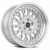VORS AR1 17" 5x120 Silver Machine Face Lip Chrome Rivet by VORS Wheels AR01178551435SF-520