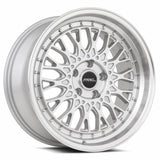 VORS AR1 18" 5x114.3 Silver Machine Face Lip Chrome Rivet by VORS Wheels