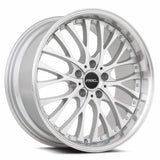 VORS AR6 18" 5x112 Silver Machine Face Lip Chrome Rivet by VORS Wheels AR06188051430SF-512
