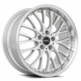 VORS AR6 18" 5x115 Silver Machine Face Lip Chrome Rivet by VORS Wheels AR06188051430SF-515