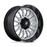 Fuel Wheels D798 ARC 22" 6x135/6x139.7 Silver Brushed Face With Milled Black Lip by Fuel Offroad D79822009847