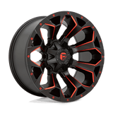 Fuel Wheels D787 Assault 22" 5x114.3/5x127 Matte Black Red Milled by Fuel Offroad D78722002647