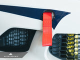 AutoTecknic Stainless Steel Tow Strap - F87 M2 | F80 M3 | F82/ F83 M4 by AutoTecknic ATK-AT-0002-RED-2