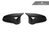 AutoTecknic Replacement Version II Dry Carbon Mirror Covers - F87 M2 Competition | F80 M3 | F82/ F83 M4 by AutoTecknic ATK-BM-0139-RHD
