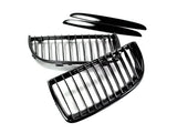 AutoTecknic Gloss Black Front Grille Set - E90 Sedan/ E91 Wagon | 3 Series by AutoTecknic ATK-BM-0062-GB
