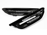 AutoTecknic Replacement Glazing Black Fender Vents - F10 Sedan | M5 by AutoTecknic ATK-BM-0073-GB