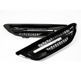 AutoTecknic Replacement Glazing Black Fender Vents - F10 Sedan | M5