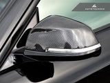 AutoTecknic Replacement Carbon Fiber Mirror Covers - BMW F87 M2 by AutoTecknic ATK-BM-0141