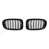 AutoTecknic Gloss Black Front Grille Set - F25 X3 LCI | F26 X4