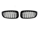 AutoTecknic Dual-Slats Gloss Black Front Grille Set - F34 3-Series Gran Turismo by AutoTecknic ATK-BM-0173-DS-GB