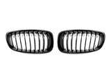 AutoTecknic Gloss Black Front Grille Set - F34 3-Series Gran Turismo by AutoTecknic ATK-BM-0173-GB