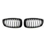 AutoTecknic Gloss Black Front Grille Set - F34 3-Series Gran Turismo