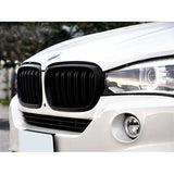 AutoTecknic Dual-Slats Stealth Black Front Grille Set - F15 X5 | F85 X5M & F16 X6 | F86 X6M