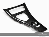 AutoTecknic Replacement Carbon Fiber Interior Center Console - E90 M3 | E92 M3 | E93 M3 by AutoTecknic ATK-BM-0361-E90-08DCT
