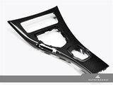 AutoTecknic Replacement Carbon Fiber Interior Center Console - E90 M3 | E92 M3 | E93 M3 by AutoTecknic ATK-BM-0361-E90-09DCT