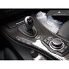 AutoTecknic Replacement Carbon Fiber Interior Center Console - E90 M3 | E92 M3 | E93 M3 - Twill Weave / E90 M3 Sedan / 2008 // 6-Speed Manual