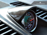 AutoTecknic Carbon Fiber Chrono Eye Lid Cover - Porsche Carrera 991 by AutoTecknic ATK-PR-0003