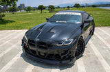 AutoTecknic Dry Carbon Motorsports Front Aero Lip - BMW G80 / G82/ G83 / M3 / M4 by AutoTecknic ATK-BM-0709-DCG