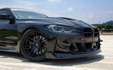 AutoTecknic Dry Carbon Motorsports Front Aero Lip - BMW G80 / G82/ G83 / M3 / M4 by AutoTecknic ATK-BM-0709-DCG