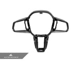 AutoTecknic Carbon Fiber Steering Wheel Trim - BMW G90/G99 M5 by AutoTecknic ATK-BM-0851