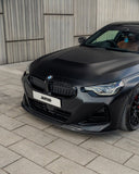 TRE BMW 2 Series M Sport & M240i G42 Pre-Preg Carbon Fiber ID-01 Front Splitter by TRE TR-BG42ID01FSCF