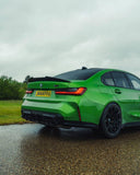 TRE BMW M3 G80 & BMW 3 Series G20 Pre-Preg Carbon Fiber Ducktail Rear Spoiler by TRE TR-BG80RSGPCF