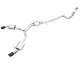 AWE Tuning Touring Edition / Diamond Black AWE Tuning Cat Back Exhaust (Dual Outlet Style) | B9 Audi A4 2.0T Quattro 3015-33078