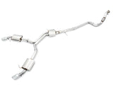 AWE Tuning Touring Edition / Chrome Silver AWE Tuning Cat Back Exhaust (Dual Outlet Style) | B9 Audi A4 2.0T Quattro 3015-32078