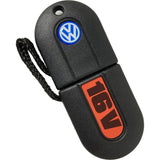 Autobahn Autoworx Lighted Pill Key Blank - VW / Mk1 / Mk2 / Mk3 / Corrado / Passat / Eurovan