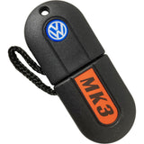 Autobahn Autoworx Lighted Pill Key Blank - VW / Mk1 / Mk2 / Mk3 / Corrado / Passat / Eurovan