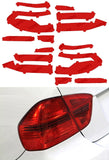 Lamin-X Red Lamin-X BMW X7 M60i & M-Sport (2023+) Tail Light Covers B2102R