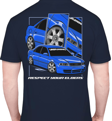 UroTuning "Respect Your Elders" Audi B5 S4 T-Shirt v2 by UroTuning Swag