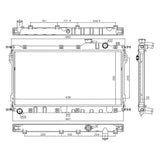 Radiator - Mazda by Nissens B61P15200A-NIS