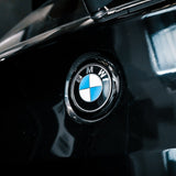 MHC Black BMW 1 Series Rear Badge Surround Cover In Gloss Black (F20/F21) by MHC+ MHCB-F20-BGSB