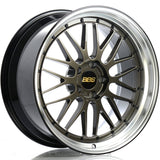 BBS LM 20" 5x112 Black Barrel/Selenite Bronze Center/Machined Lip by BBS LM436SNB-BKD