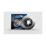 SHW Performance 2021 BMW M3 / 21-22 BMW M4 Front Left Drilled Lightweight Brake Rotor