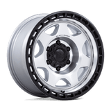 Black Rhino Wheels BR018 Voyager 17" 6x135 Silver Machined Face W/ Matte Black Lip by Black Rhino Wheels BR018SD17856300