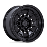 Black Rhino Wheels BR021 Mondo 17" 6x139.7 Matte Black W/ Gloss Black Lip by Black Rhino Wheels BR021MB17856810N