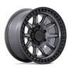 Black Rhino Wheels Calico 17" 5x114.3 Matte Gunmetal With Matte Black Lip - 17x8.5 et34 / 5x114.3 / cb72.56 (25.9 lbs)