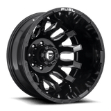 Fuel Wheels D673 Blitz 20" 8x165.1 Gloss Black Milled by Fuel Offroad D67320828D35
