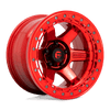 Fuel Wheels D123 Block Beadlock 17" 6x139.7 Candy Red With Candy Red Ring - 17x8.5 et00 / 6x139.7 / cb106.1