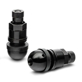 Apex Low Profile Metal Valve Stems (Huf-TPMS Compatible) by Apex Wheels HW-APX-VALVE-HC-BK
