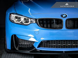 AutoTecknic Dual-Slats Carbon Fiber Front Grille Set - F32/ F36 4-Series | F80 M3 | F82 M4 by AutoTecknic ATK-BM-0175-DS-CF-P
