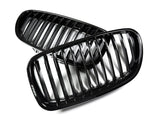 AutoTecknic Gloss Black Front Grille Set - F10 Sedan/ F11 Wagon | 5-Series by AutoTecknic ATK-BM-0067-GB