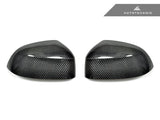 AutoTecknic Replacement Carbon Fiber Mirror Covers - BMW F25 X3 LCI | F26 X4 | F15 X5 | F16 X6 by AutoTecknic ATK-BM-0146-4