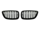AutoTecknic Dual-Slats Stealth Black Front Grille Set - F87 M2 | F22 2-Series by AutoTecknic ATK-BM-0172-DS-MB