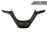 AutoTecknic Carbon Fiber Steering Wheel Trim - F25 X3 | F26 X4 | F15 X5 | F16 X6 by AutoTecknic ATK-BM-0194-2