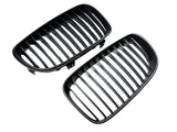 AutoTecknic Stealth Black Front Grille Set - E82 1-Series & 1M by AutoTecknic ATK-BM-0200-2