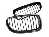 AutoTecknic Stealth Black Front Grille Set - E90 3-Series LCI by AutoTecknic ATK-BM-0220