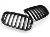 AutoTecknic Carbon Fiber Front Grille Set - E70 X5 / X5M | E71 X6 / X6M by AutoTecknic ATK-BM-0226